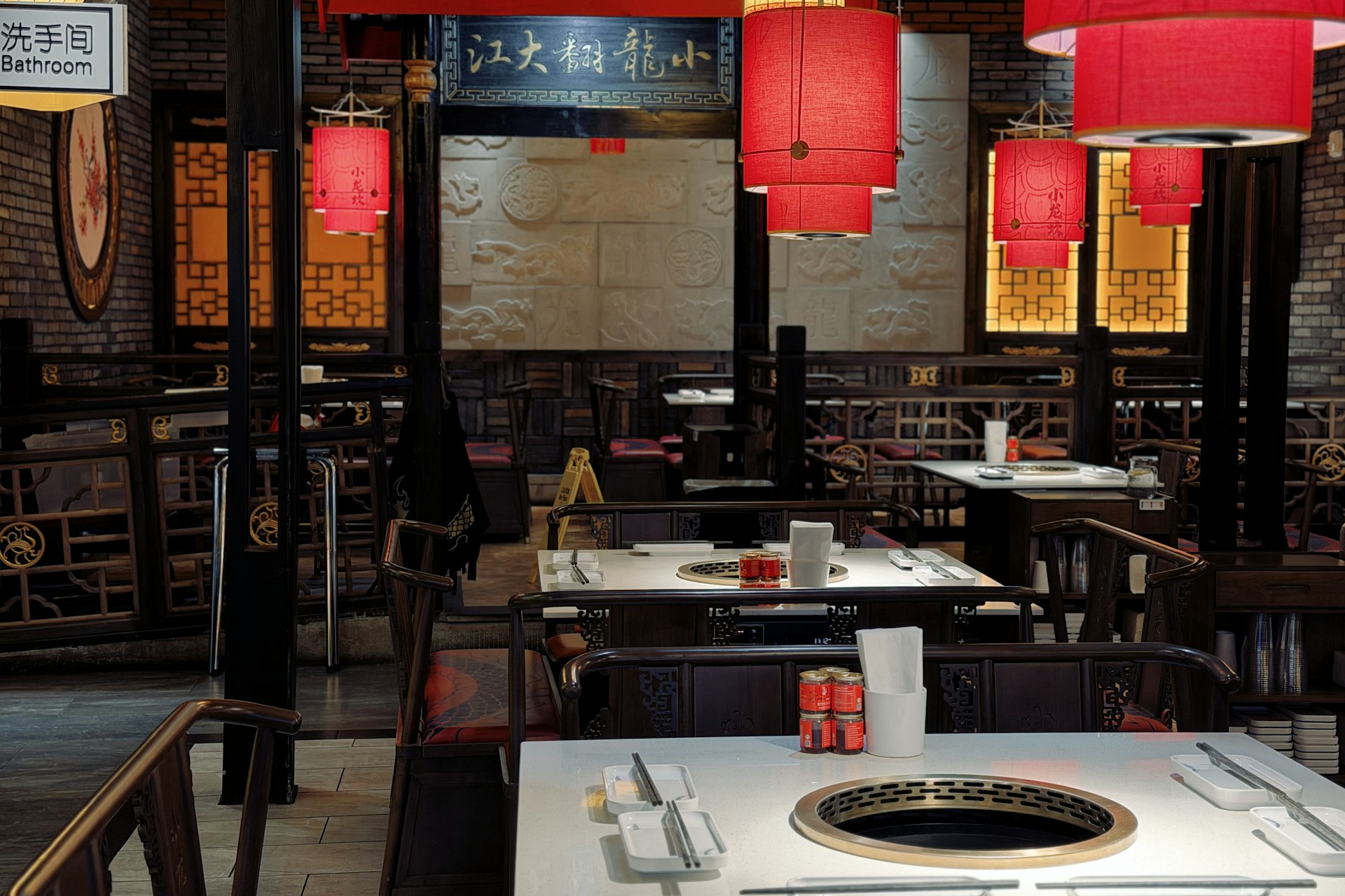 KINGPONG modern Pan-Asian restaurant interior in Baku
